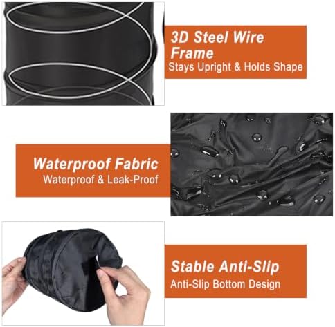 2 PCS Instant Pop Up Trash Can – Collapsible Waterproof Mini Trash Can - Image 5