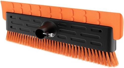 16" Large Snow Brush for Car Windshield, Non-Scratch Snow Scraper, Snow Remover by Leanaco
