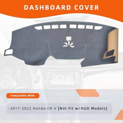 Dashboard Cover Dash Mat Fit for Ho-nda CR-V 2022-2017, Car Dash Board Mat - Image 2