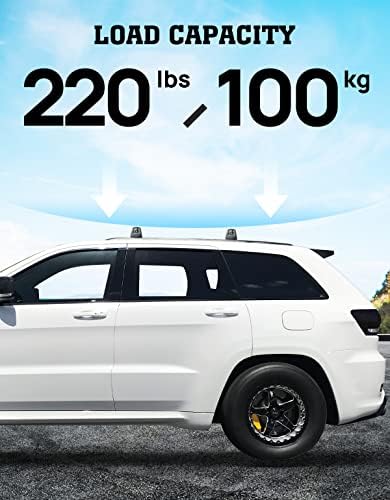300lb Roof Rack Cross Bars Fit for 2011-2022 Jeep Grand Cherokee - Image 3