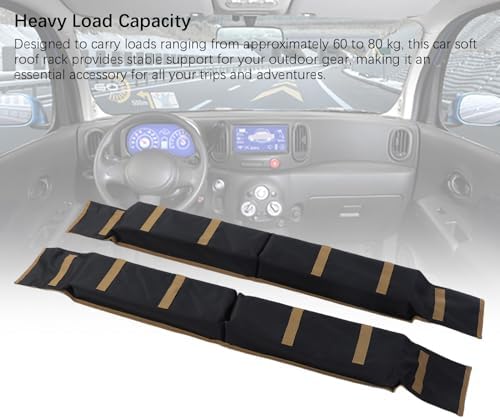 Soft Roof Rack Pad Foldable Universal Heavy Duty Car Soft Kayak Roof Rack Pad - Image 2
