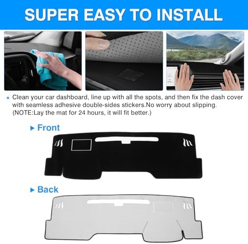 Autorder Dashboard Cover Mat for Toyota Camry 2025 2026 Accessories Dash Cover - Image 5