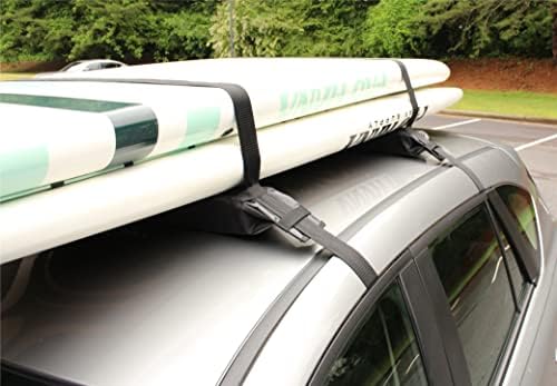Suspenz Soft Roof Rack Pads for Kayak, Surfboards, Tie-Down Straps Included - Image 6
