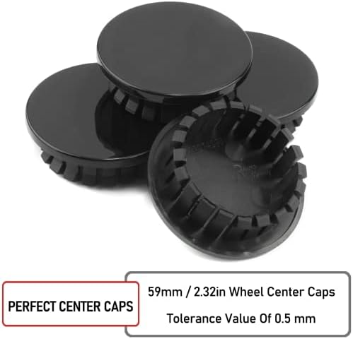 RTrhinoTuning 4pcs 59mm Wheel Center Caps Compatible - Image 6