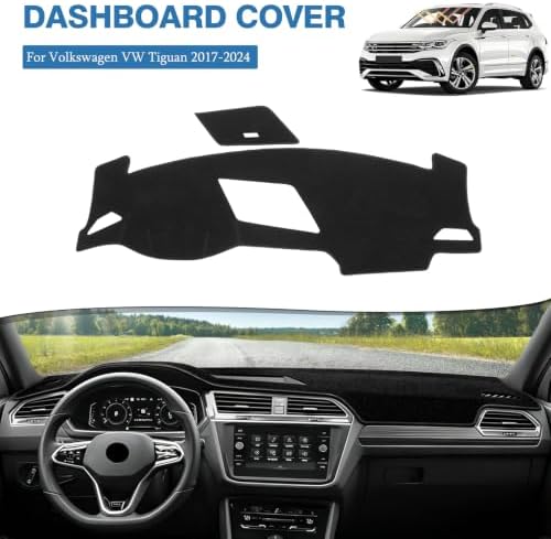 FIILINES Dash Cover for 2017-2024 Volkswagen VW Tiguan, Dashboard Mat for - Image 2