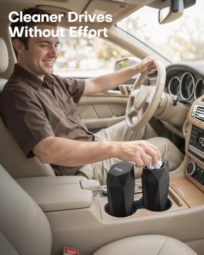 HOTOR Car Trash Can with Lid, 2 Pack - Image 2