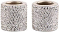 2PCS Car Headrest Collars Decor Rings Bling Bling Interior Decoration Head Rest by idain
