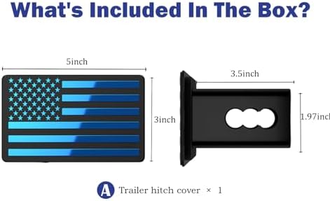 2 Inch Trailer Hitch Cover - Image 6
