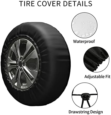 Compass Rose Spare Tire Cover SUV Trailer Truck RV 15 Inch - Image 4