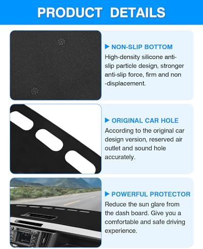 Cartist Custom Fit for Dash Cover Mat Toyota RAV4 2013-2018 Accessories Suede - Image 6