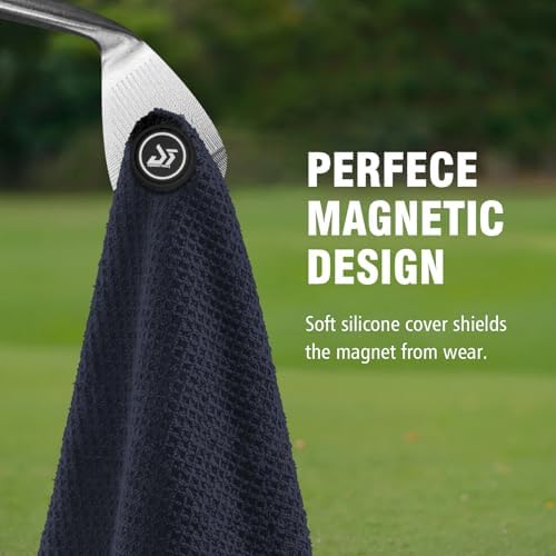 Dragon tiger Magnetic Golf Towels, Dark Blue, 2 Pack - Image 4