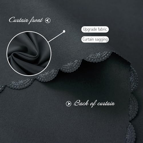 Thermal Blackout Curtains with Self Adhesive Tape No Rod No Drill Easy Install - Image 5