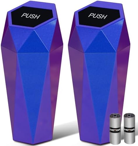 HOTOR Car Trash Can with Lid, 2 Pack by HOTOR
