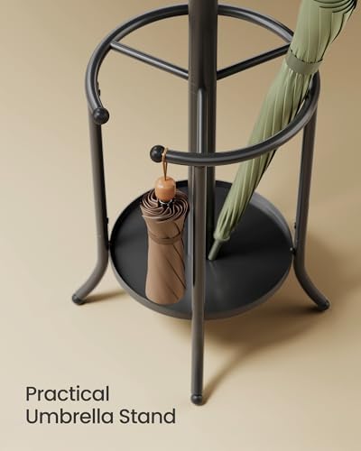 SONGMICS Metal Coat Rack Freestanding, - Image 3
