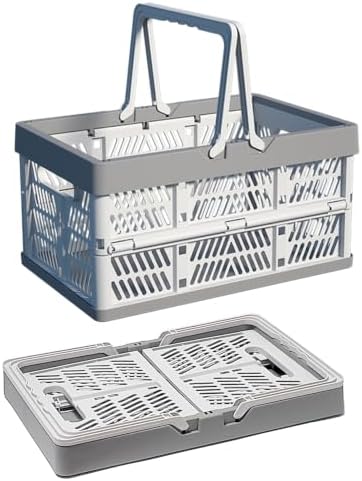 Collapsible Plastic Storage Crate by Unknown