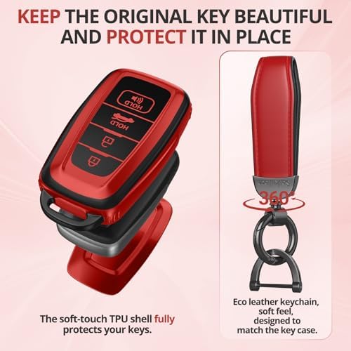 For Toyota Key Fob Cover Accessories- Matte TPU Key Fob Cover - Image 3