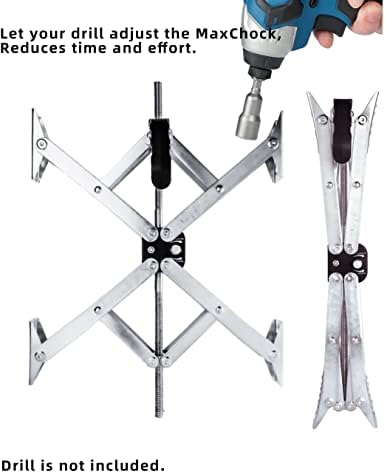 Wheel Chock X-Shaped Stabilizer Dual Axel RV Travel Trailer Camper Tire While - Image 3