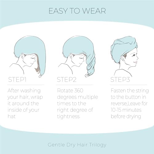 MaopaoBeauty Microfiber Hair Towel 2 Packs Hair Towel Wrap - Image 6