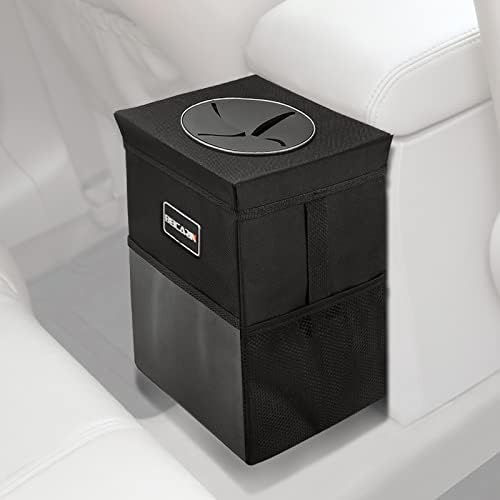 Beicarin Car Trash Can with Lid by Beicarin