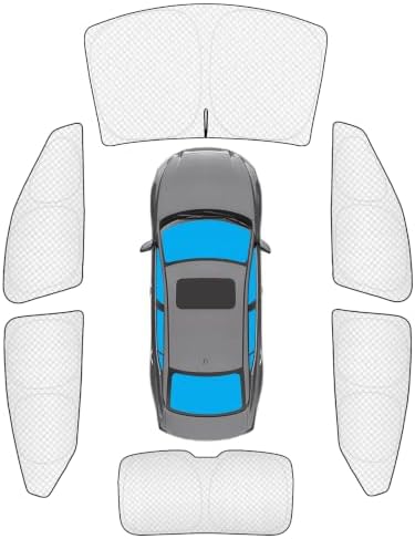 KMF 6pcs Sun Shades for Nissan Altima 2019-2025 2026 Accessories, Thicken Full by KMF