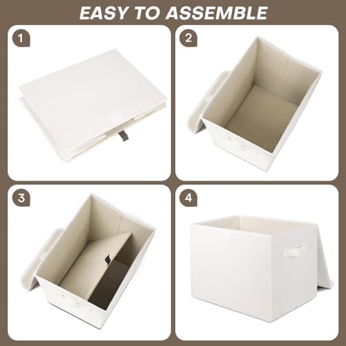 Bagnizer Large 42 Quarts Fabric Storage Bins - Image 5