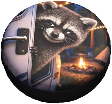 Marshmallow Campfire Spare Tire Cover Wheel Protectors Weatherproof Spare Wheel - Image 2
