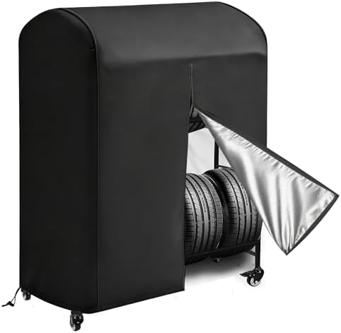 Tire Rack Cover, All-Protection Thickened 420D Oxford Fabric, Waterproof - Image 7