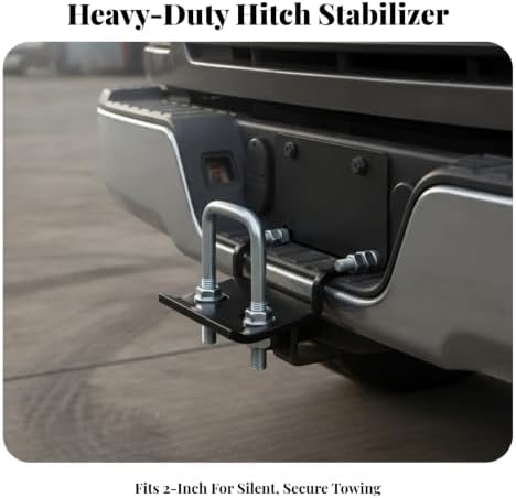 Trailer Hitch Stabilizer Anti Rattle Clamp Heavy Duty Towing Tightener - Image 3