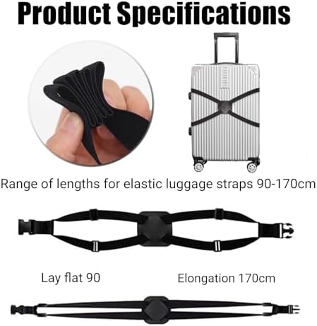 Luggage Straps, Elastic Travel Straps - Image 2