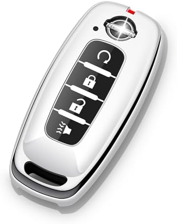 for Nissan Key Fob Cover 4 Buttons Car Key Case Pathfinder Rogue Armada Kicks by ZSPDACC