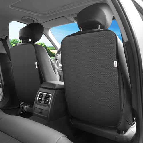 Meolsaek Kick Mats Back Seat Protector, Waterproof Oxford Seat Back Protector - Image 3