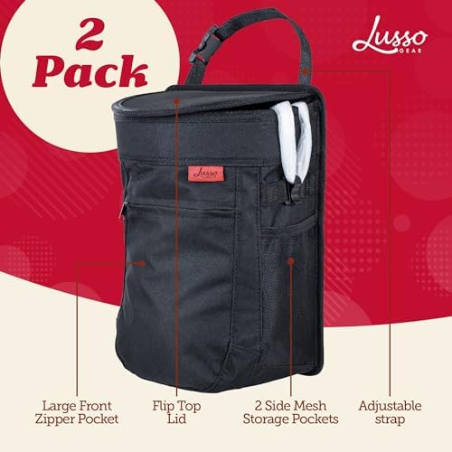 Lusso Gear Spill-Proof Car Trash Can - Image 2