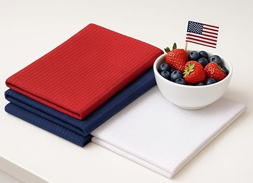 PurpleEssences Solid Kitchen Cloths, DishTowel 15x25 Set/6 - Image 5