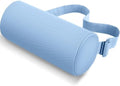 CushZone Memory Foam Lumbar Roll Support Pillow, Light Blue by CushZone