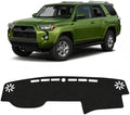 KUST Black Dash Cover for Toyota 4Runner 2010-2024 Non-Slip Dashboard Cover by KUST