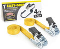 PowerTye 1in x 4ft Easy-Grip Endless Ratchet Straps by PowerTyeMFG