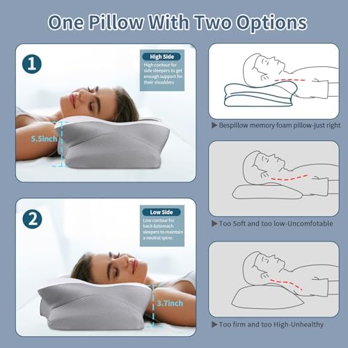 Cervical Pillow for Neck Pain Relief, Ergonomic Neck Pillow for Sleeping - Image 5