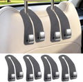 Amooca Car Headrest Hooks 4-Pack Suede Seat Organizer by Amooca