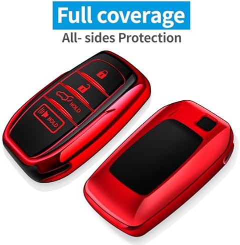 Tukellen for Toyota Key Fob Cover TPU Soft Case for 2025-2026 Camry 4 Runner - Image 3