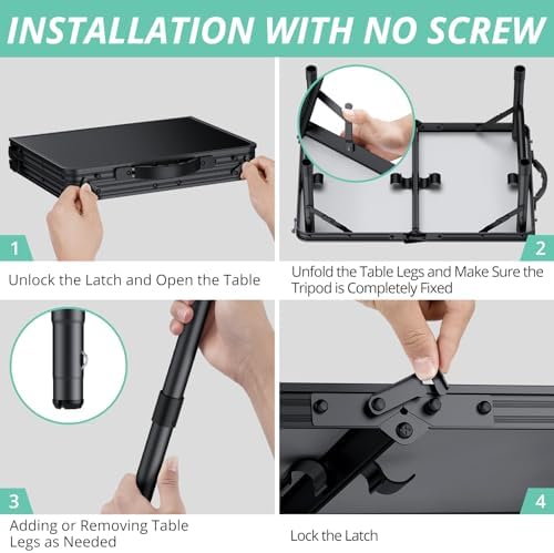 VINTEAM Camping Folding Table - Image 5