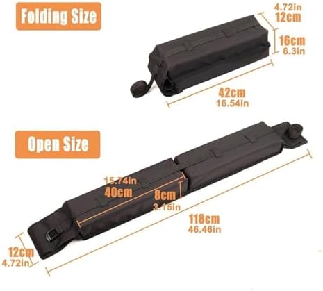 118cm Universal Car Roof Luggage Soft Rack Pads Compatible - Image 2