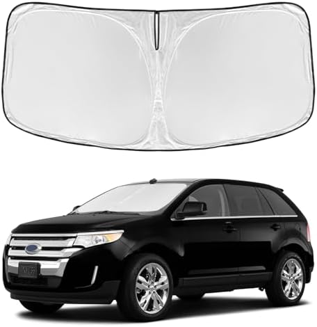 for Ford Edge 2007-2014 Windshield Sun Shade 4 Layers Car Sunshade by ZOIBVCARSUNSHADE