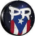 Puerto Rico Pr Flag Spare Tire Cover, Universal Waterproof & Dustproof Wheel by YSYZSDS