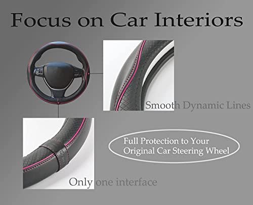 Car Steering Wheel Cover, Breathable, Heavy Duty, Full Surround, Sports Style - Image 5