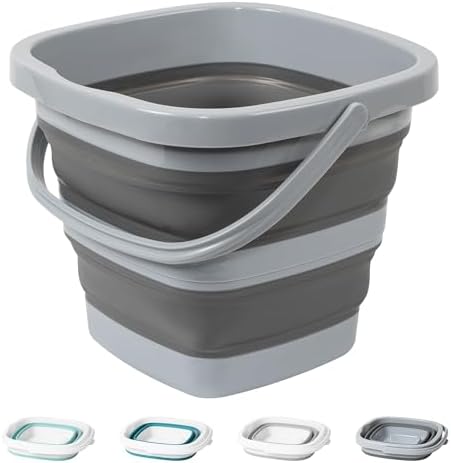 Collapsible Bucket, 1.32 Gallon 5L Small Mop Bucket by Tiawudi