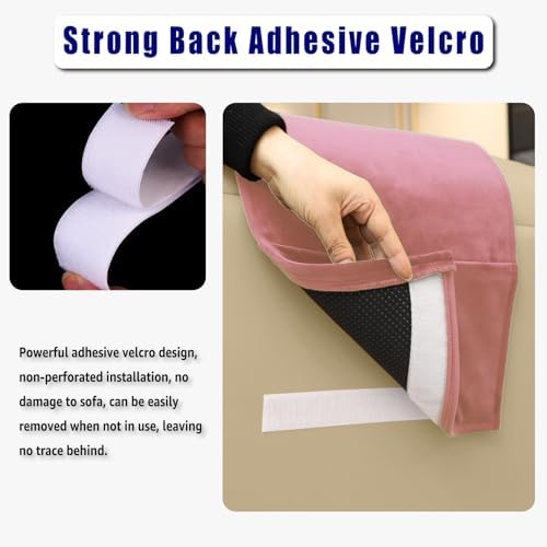 Velvet Recliner Headrest Pillow, Non-Slip Neck Support - Image 4