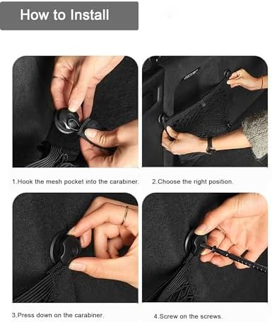 2 Layer Small Cargo Net, Cargo Storage Pocket Net, Mesh Elastic Pouch Organizer - Image 4