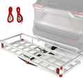 Aluminum Cargo Carrier, Hitch Mount Luggage Basket by TOOLSEMPRE