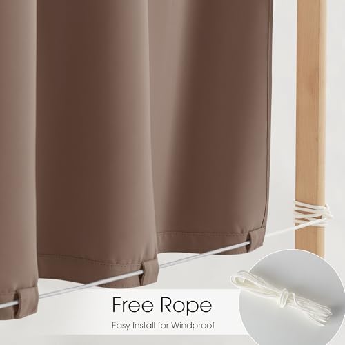 NICETOWN 2 Panels Outdoor Curtains - Image 4