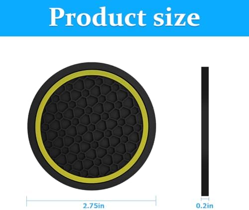 Mandark 2PCS 2.75 Inch Car Cup Holder Coasters - Image 2